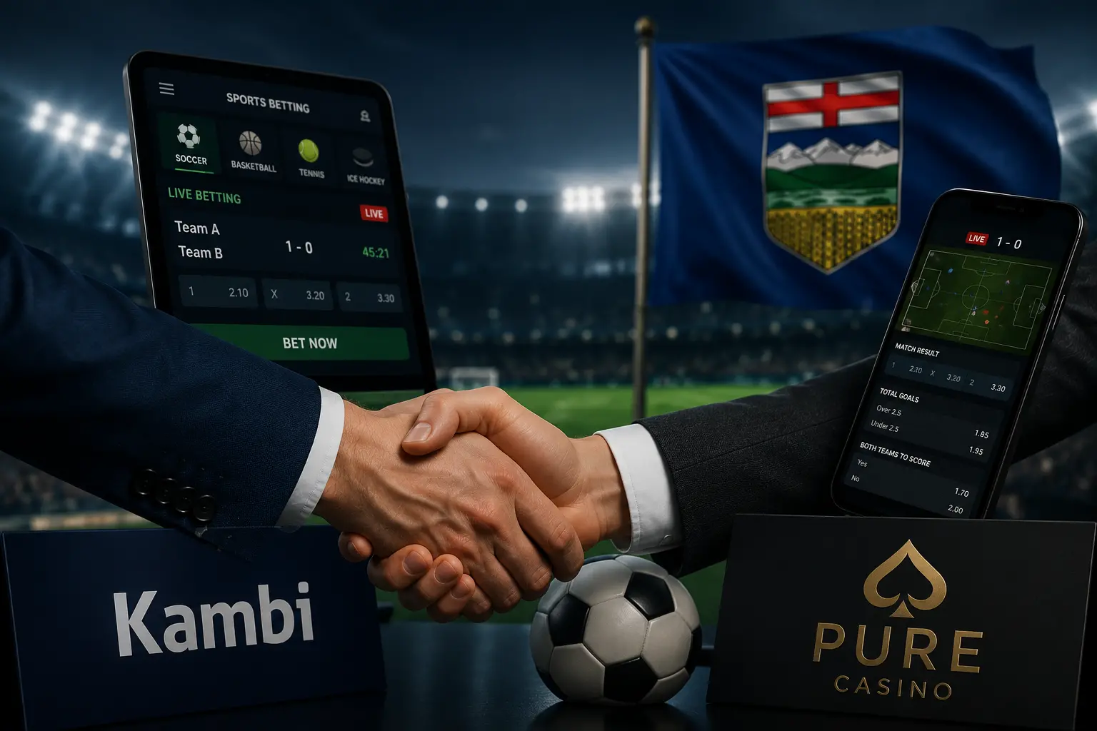 Kambi and Pure Casino Join Forces in Alberta