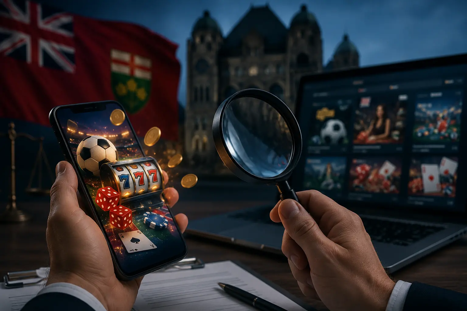 Ontario's Online Gambling Ads Under Review